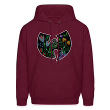 Load image into Gallery viewer, Wu-Floral Hoodie - burgundy