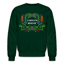 Load image into Gallery viewer, IB beaded Crewneck Sweatshirt - forest green