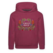 Load image into Gallery viewer, IB beaded Kids‘ Premium Hoodie - burgundy