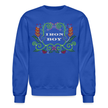 Load image into Gallery viewer, IB beaded Crewneck Sweatshirt - royal blue