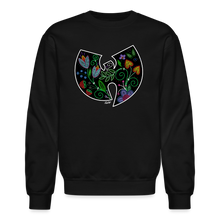 Load image into Gallery viewer, Wu-Floral Crewneck Sweatshirt - black