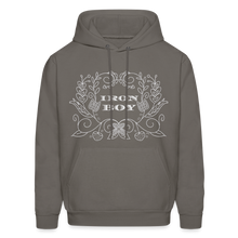 Load image into Gallery viewer, Floral Iron Boy Hoodie - asphalt gray