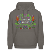 Load image into Gallery viewer, IB beaded Hoodie - asphalt gray