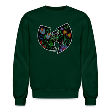 Load image into Gallery viewer, Wu-Floral Crewneck Sweatshirt - forest green