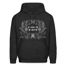 Load image into Gallery viewer, Floral Iron Boy Hoodie - charcoal grey
