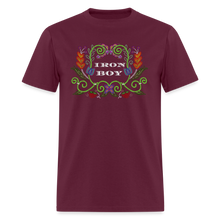 Load image into Gallery viewer, IB beaded tee - burgundy