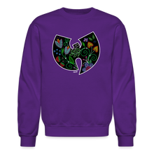 Load image into Gallery viewer, Wu-Floral Crewneck Sweatshirt - purple