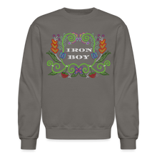 Load image into Gallery viewer, IB beaded Crewneck Sweatshirt - asphalt gray