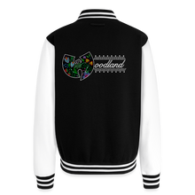 Load image into Gallery viewer, Wu-Woodland varsity jacket - black/white