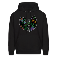 Load image into Gallery viewer, Wu-Floral Hoodie - black
