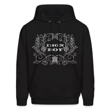 Load image into Gallery viewer, Floral Iron Boy Hoodie - black
