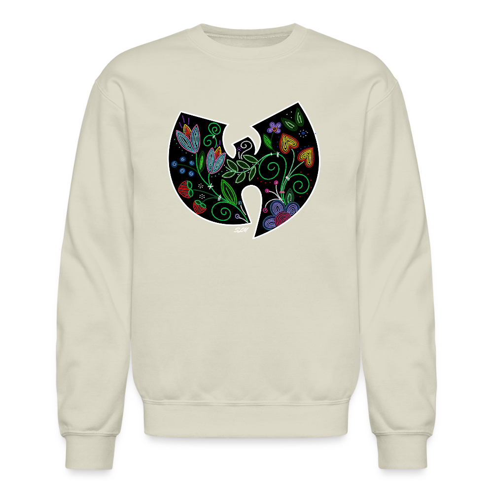 Wu-Floral Crewneck Sweatshirt - Sand