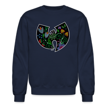 Load image into Gallery viewer, Wu-Floral Crewneck Sweatshirt - navy
