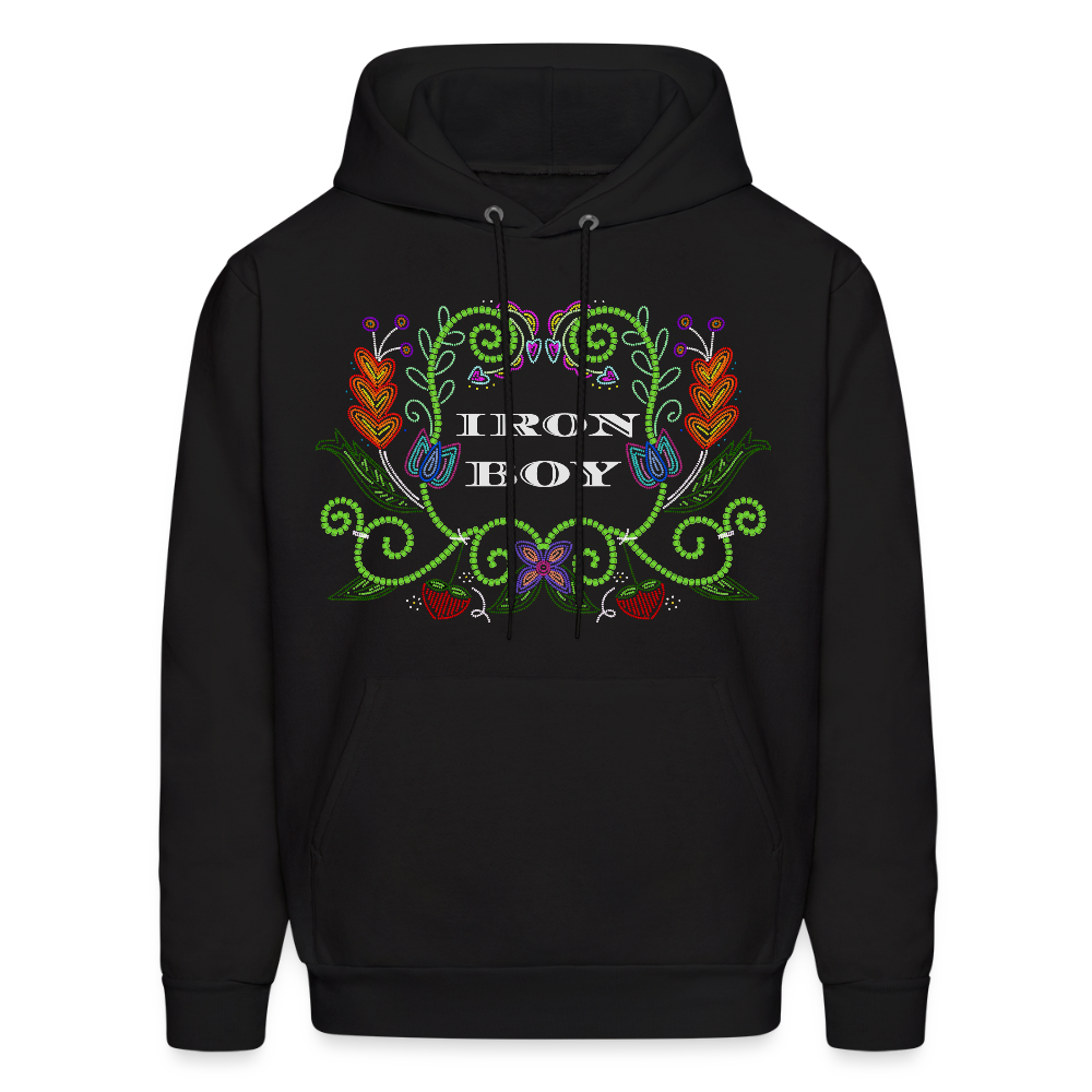 IB beaded Hoodie - black