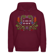 Load image into Gallery viewer, IB beaded Hoodie - burgundy
