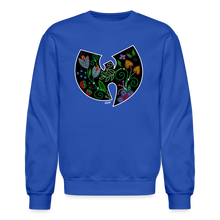 Load image into Gallery viewer, Wu-Floral Crewneck Sweatshirt - royal blue
