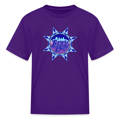 Iron Boy Kids' T-Shirt - purple