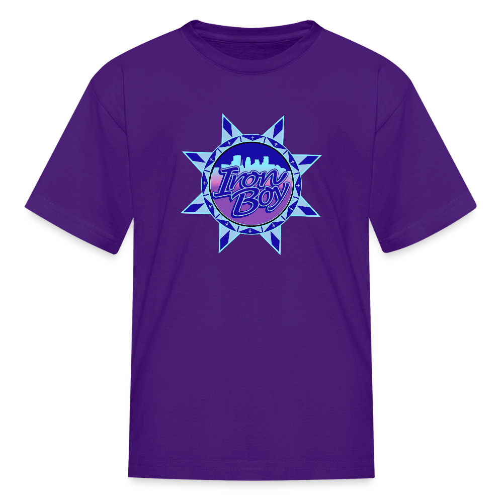Iron Boy Kids' T-Shirt - purple