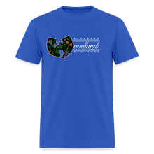 Load image into Gallery viewer, Wu-Woodland unisex T-shirt - royal blue
