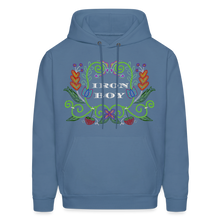 Load image into Gallery viewer, IB beaded Hoodie - denim blue
