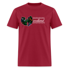 Load image into Gallery viewer, Wu-Woodland unisex T-shirt - dark red
