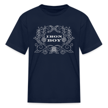 Load image into Gallery viewer, Floral Iron Boy Kids&#39; T-Shirt - navy
