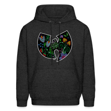 Load image into Gallery viewer, Wu-Floral Hoodie - charcoal grey
