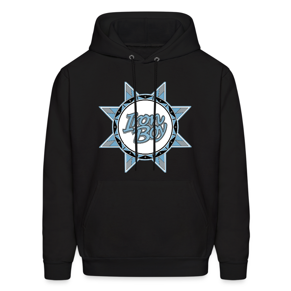 Carolina Blues Iron Boy Hoodie - black