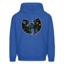 Load image into Gallery viewer, Wu-Floral Hoodie - royal blue
